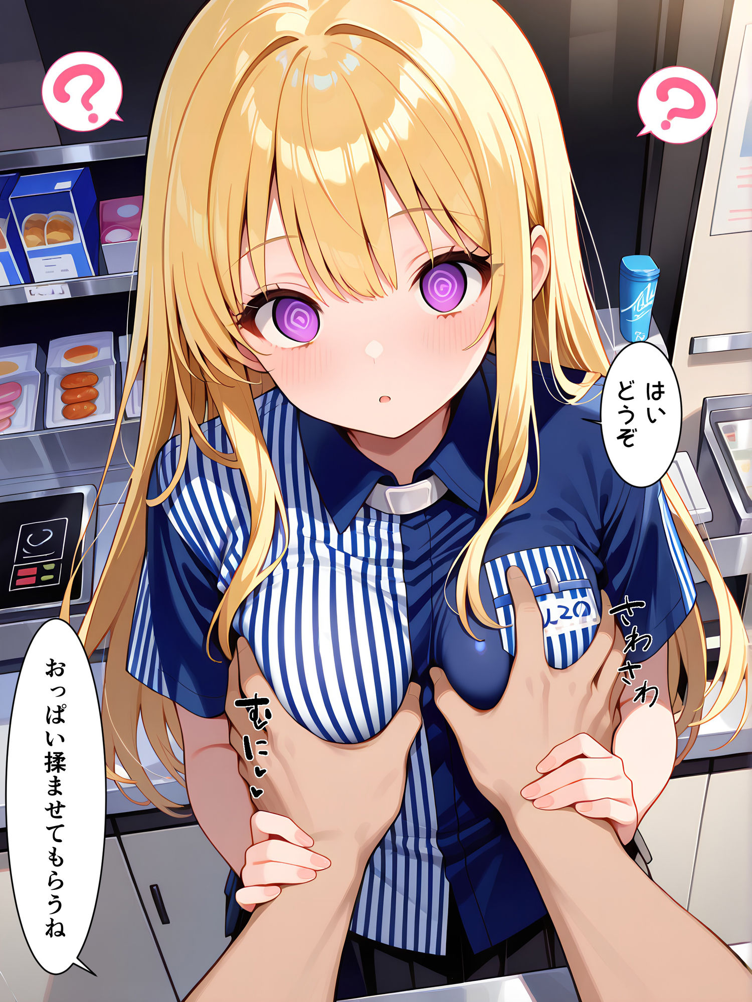サンプル画像3:催○使ってコンビニでヤりたい放題！3(にょすらもっち) [d_563019]