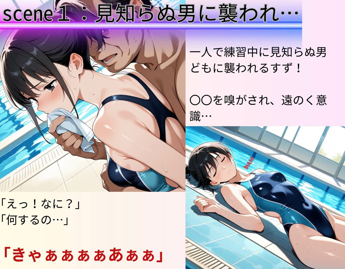監禁されたアスリート女子校生!若ま〇こに次々と撃ち込まれる男根…止まらぬ凌●の末路 画像3