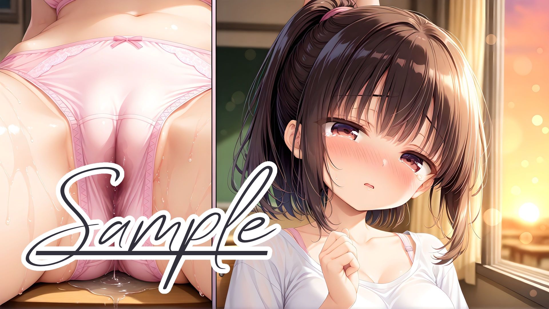 サンプル画像6:制服＆濡れパンツ盛合せコレクション(棚から串だんご) [d_563097]