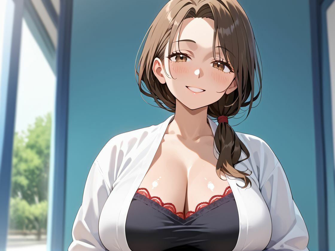 【エロ漫画】友達の母親の乳がデカすぎる8