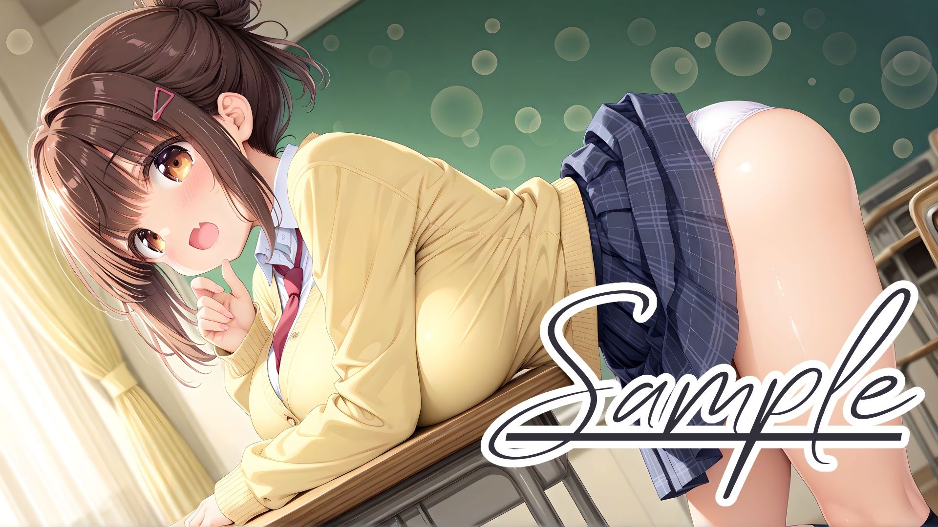 サンプル画像1:制服＆濡れパンツコレクション〜特盛スペシャル〜(棚から串だんご) [d_563102]