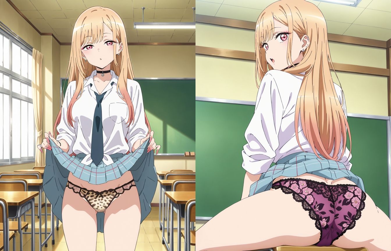 サンプル画像1:着せ替え人形のパンツ(五本木ポメ) [d_563163]