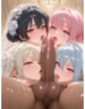 巨乳花嫁とハーレムエッチ6