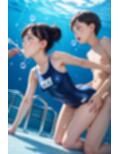本日の体育は水中性交の授業です！