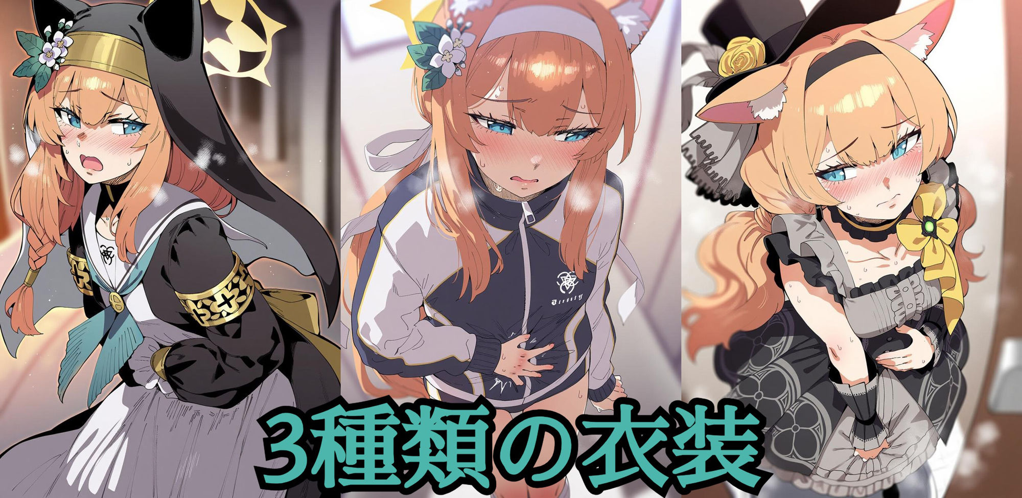 サンプル画像2:ブ〇ーアーカイブ 伊〇マリー うんちお漏らしスカトロCG集(スカトロ工房) [d_563239]