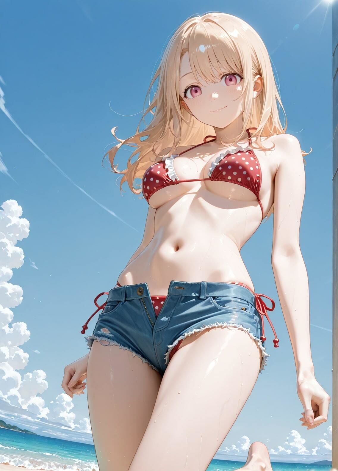 サンプル画像1:「黒岩メダカに私の可愛いが通じない」川井モナ  セクシー写真集6（全500枚）(人の海) [d_563303]