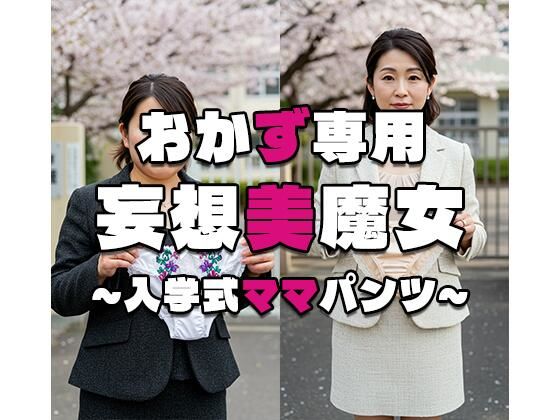 【無料エロ漫画】【おかず専用】妄想美魔女〜入学式ママパンツ5〜(AI美魔女) d_563332