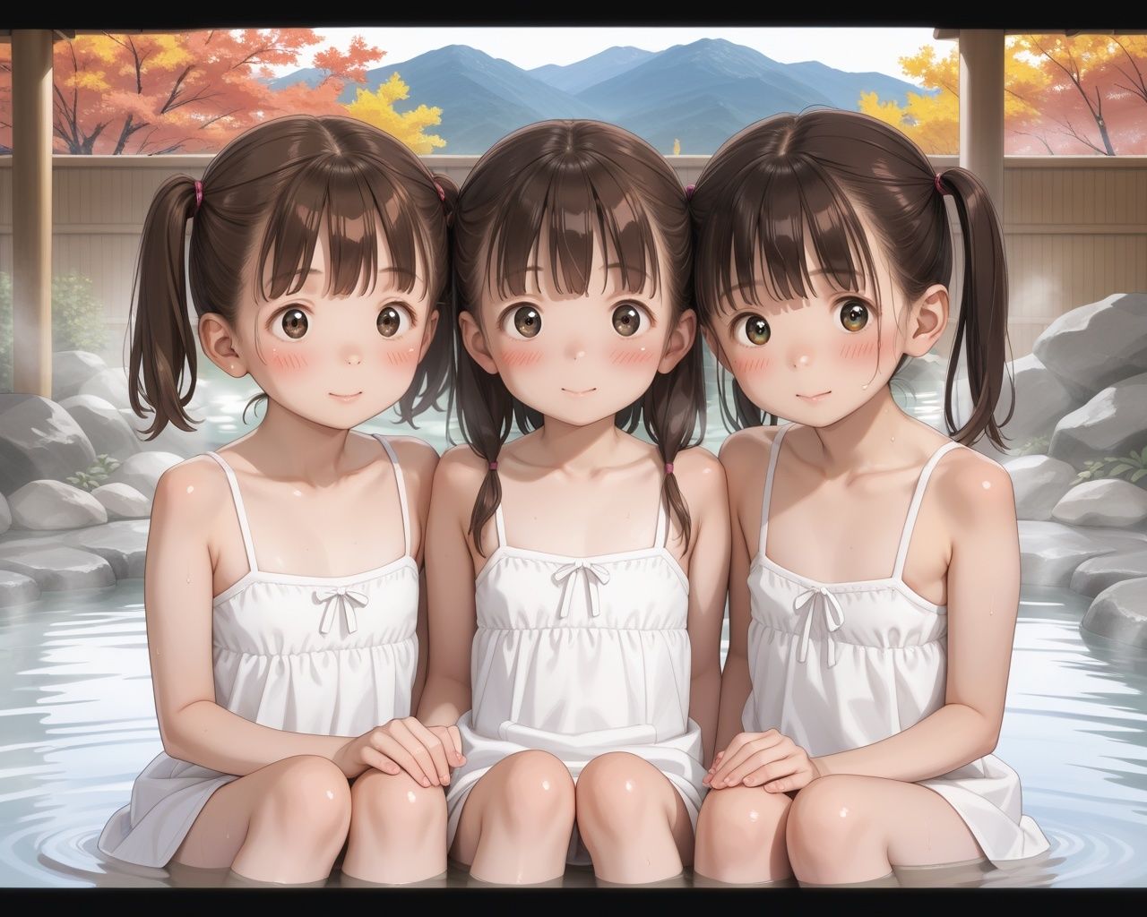 サンプル画像3:透けそうな柔肌少女達 CG集 02(あめりかん極太ロリロリそーせーじ) [d_563485]