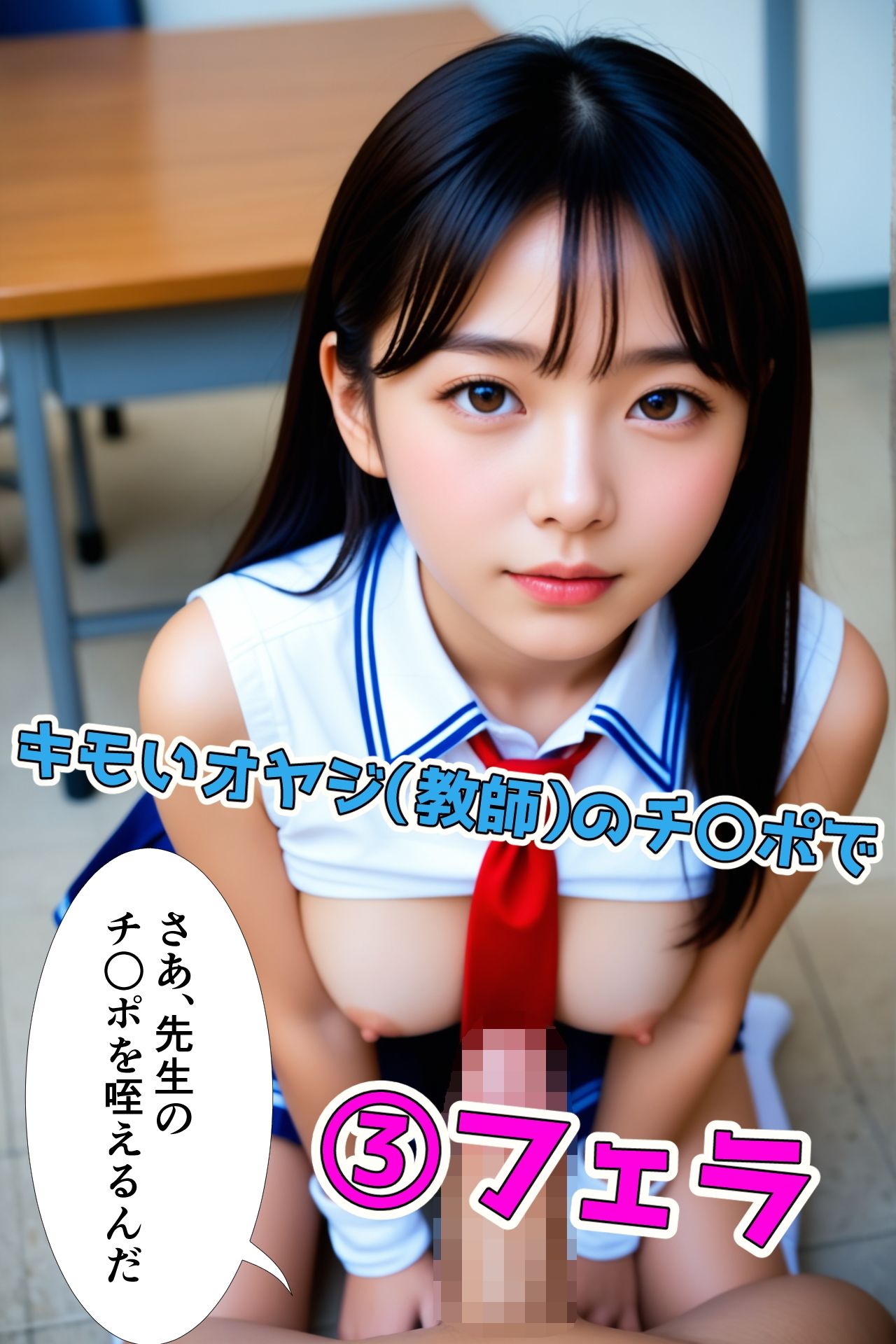 サンプル画像5:転校したらエッチな学校だった件(転エロ) [d_563576]