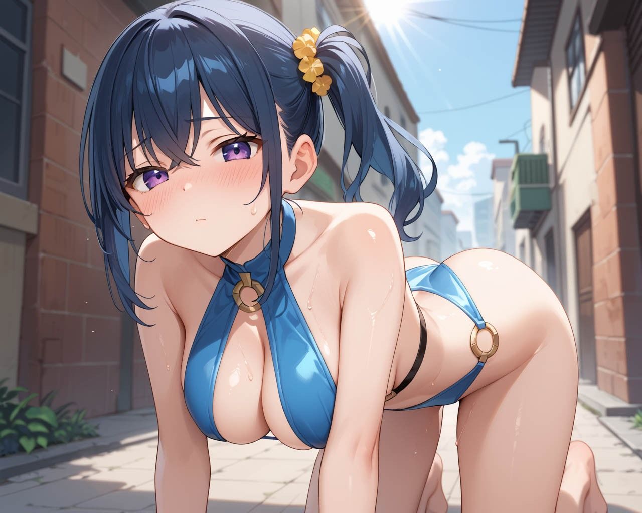 サンプル画像4:痴女図鑑〜外で痴女がうろついていたからわからせた〜(青空楽園) [d_563642]