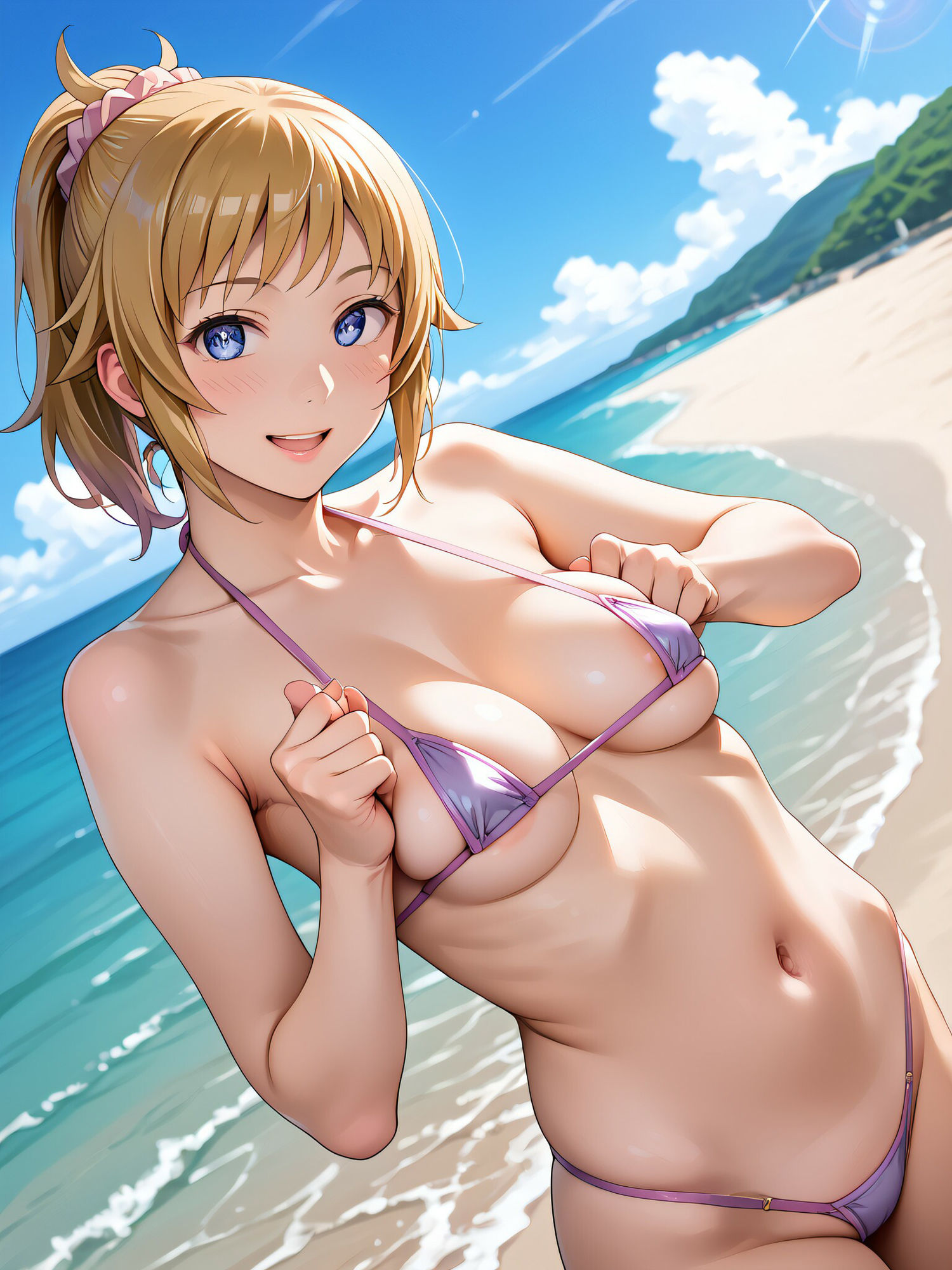 サンプル画像1:フ◯ナのえちえちビーチ(AIれんず) [d_563802]