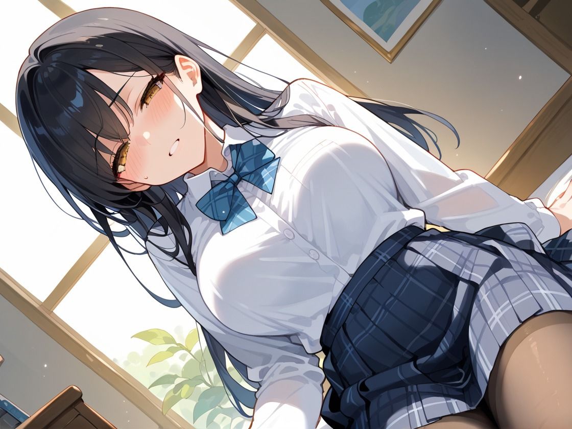 放課後女子◯生 巨乳ではち切れそうな制服に興奮度MAX! 画像3