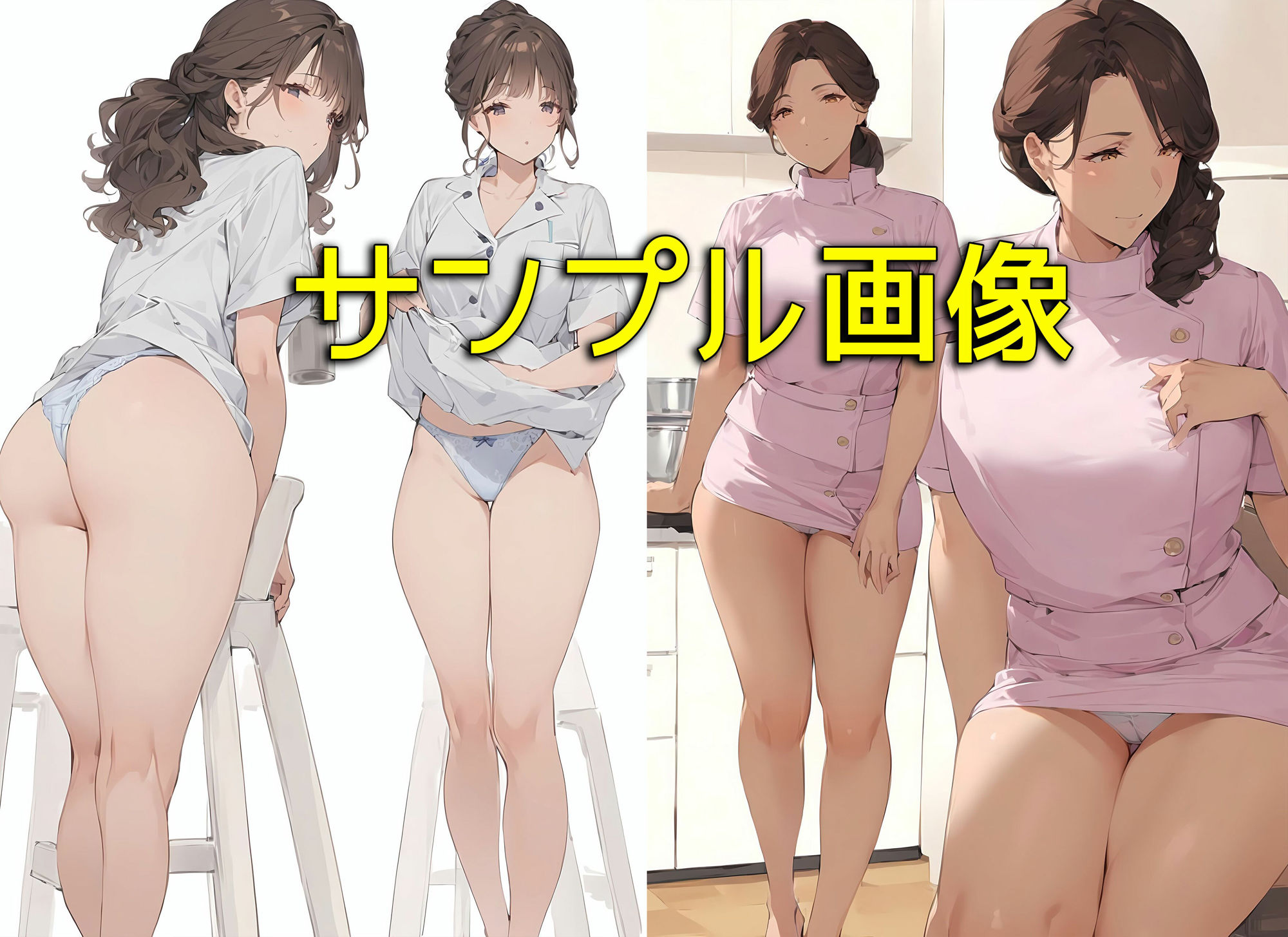 なんで僕の友達のママは下着を見せてくるんだろう2 ナース服コスプレ編 画像8