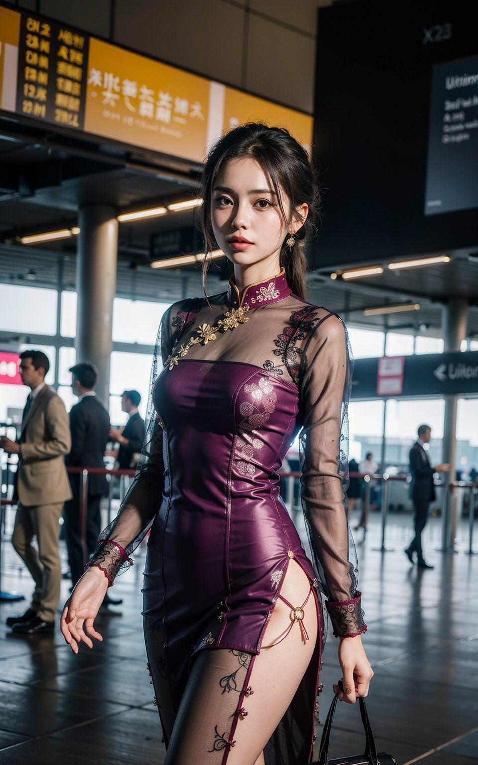 サンプル画像2:働く女子  CAさん（3） 外資系キャビンアテンダントの制服図録(FAI文庫) [d_564003]