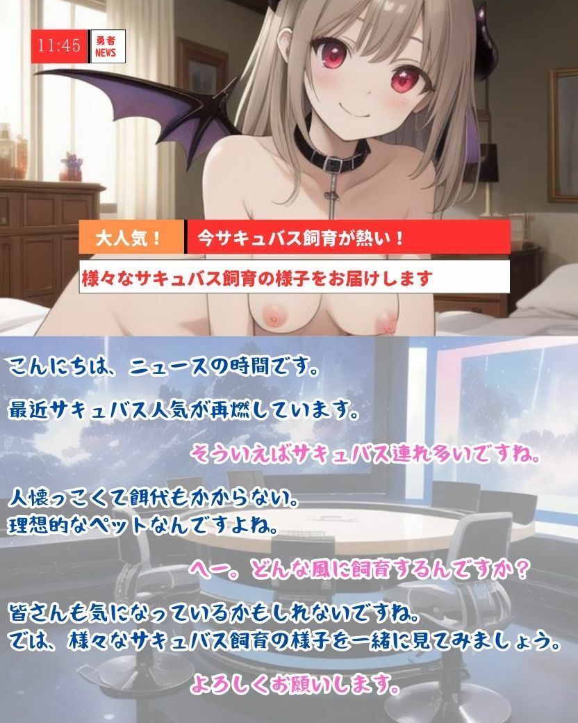 サンプル画像5:サキュバス飼育が流行った世界(ぬるぬる倶楽部) [d_564052]