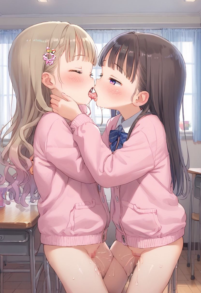 性欲にまみれた仲良し姉妹に中出しセックス 画像3