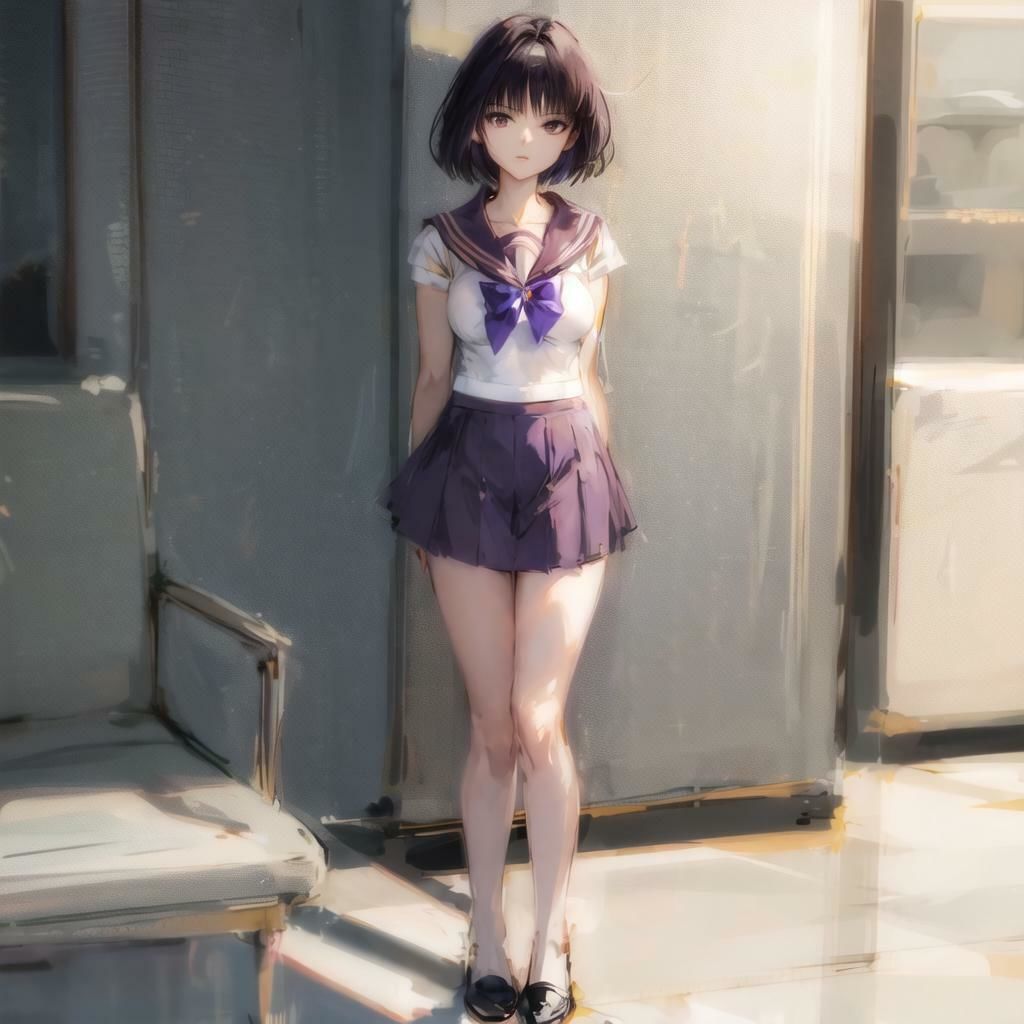 サンプル画像1:立ちバックフェチ  土星のセーラー戦士（ちょっと大人ver.）編(フェチ工房) [d_564064]