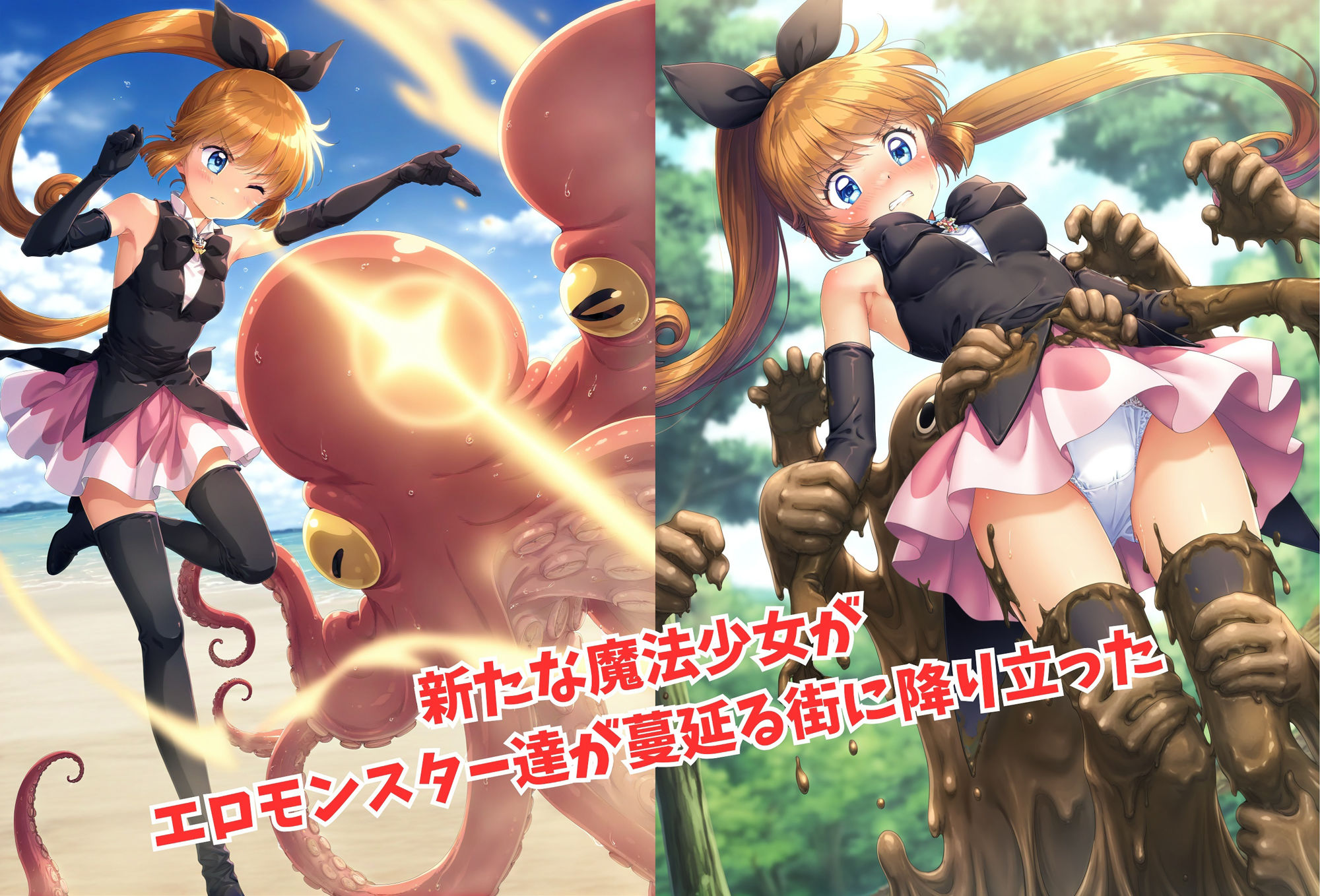 サンプル画像1:がんばれ！怪盗ちゃん☆(絵心あいのAI生成アトリエ) [d_564077]