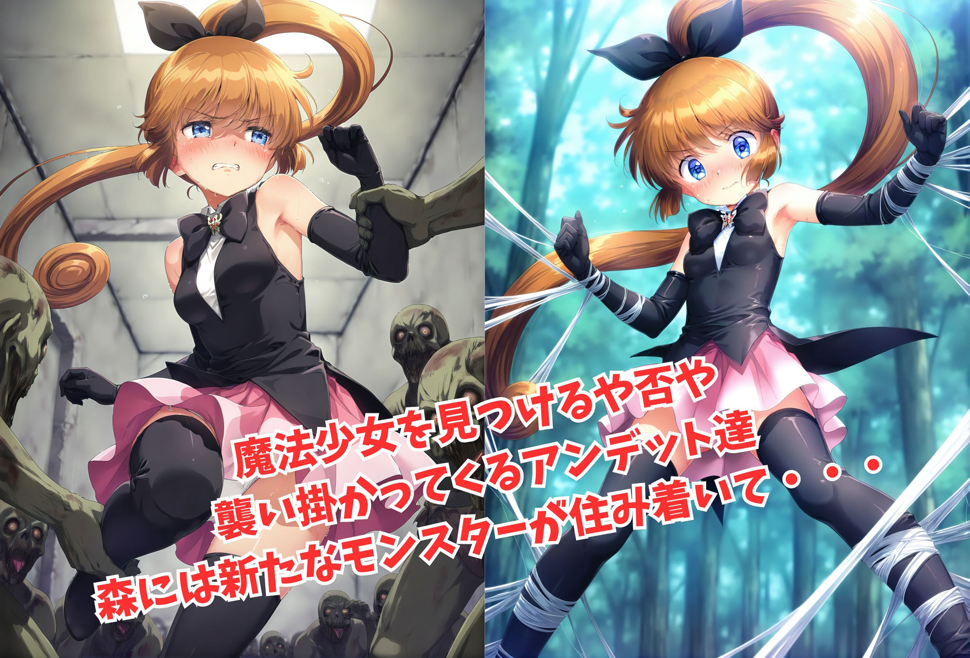 サンプル画像2:がんばれ！怪盗ちゃん☆(絵心あいのAI生成アトリエ) [d_564077]