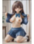 【AI動画】美少女フィギュアが動き出し、服を脱いでオッパイを見せてくれる動画