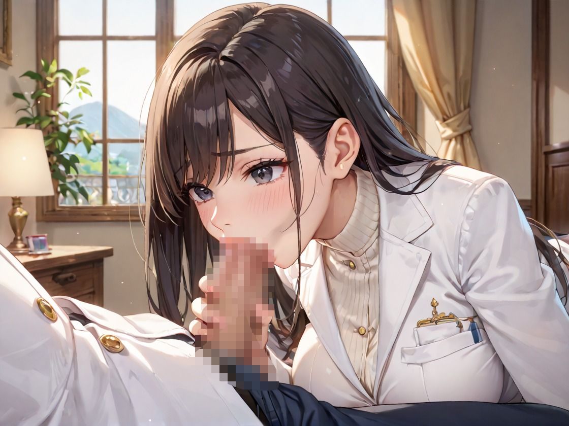 サンプル画像5:行きつけのクリニックのナースをしているスレンダーで巨乳美女ナースは裏診療でアソコを治療してくれて最後は中出しさせてくれる(エロモネア) [d_564185]