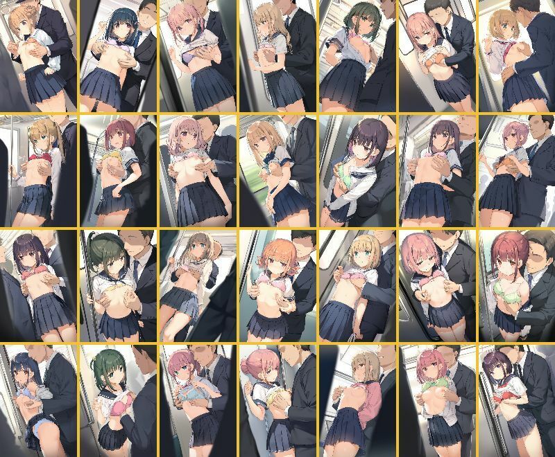 サンプル画像2:通学路の禁忌:痴●に奪われる無垢(うさぎ温泉) [d_564205]