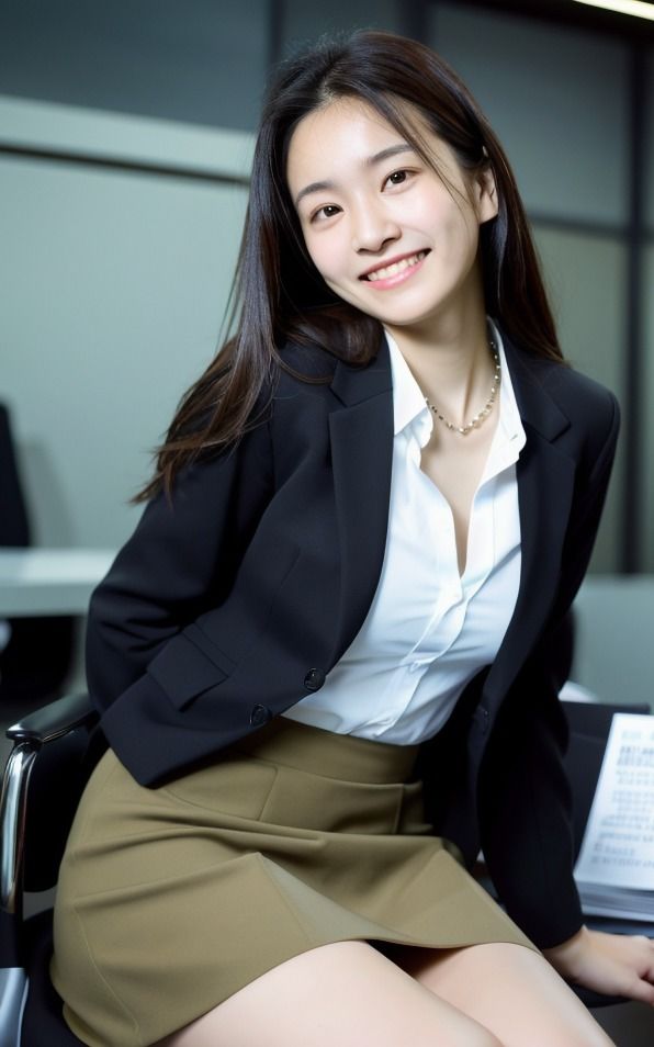 サンプル画像2:AI  OL美女図鑑(BAI Publishers) [d_564301]