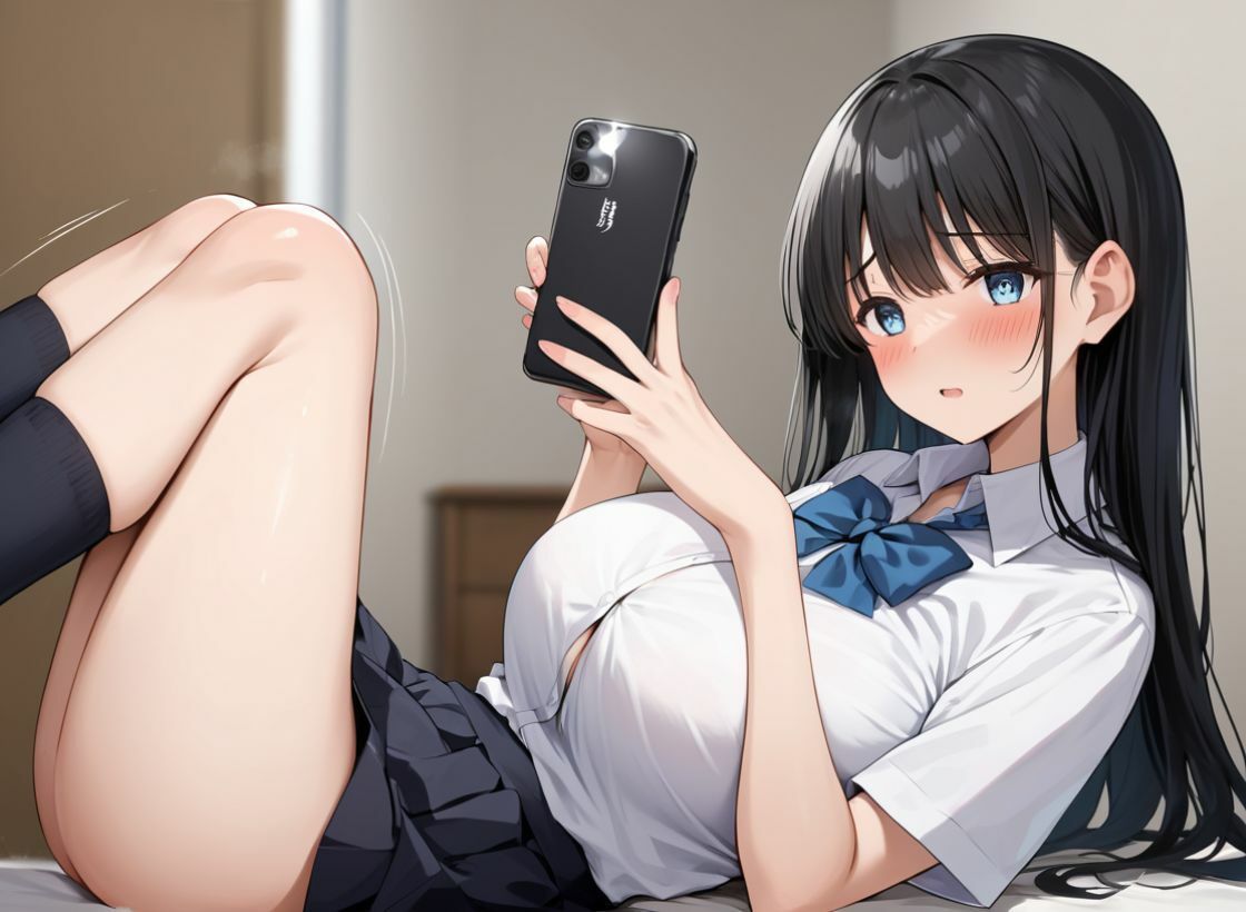 爆乳女子校生と禁断の膣奥フィット 画像1