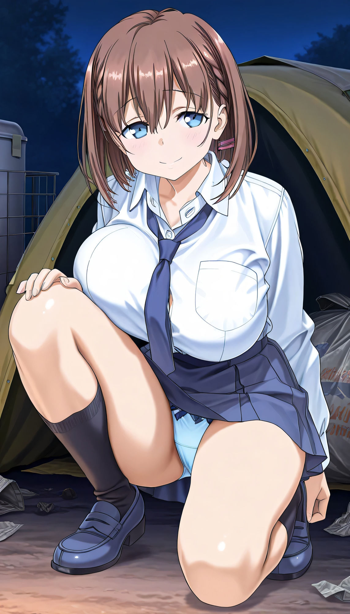 サンプル画像2:美少女のホームレスボランティア  アイちゃん(モモダ商店) [d_564378]