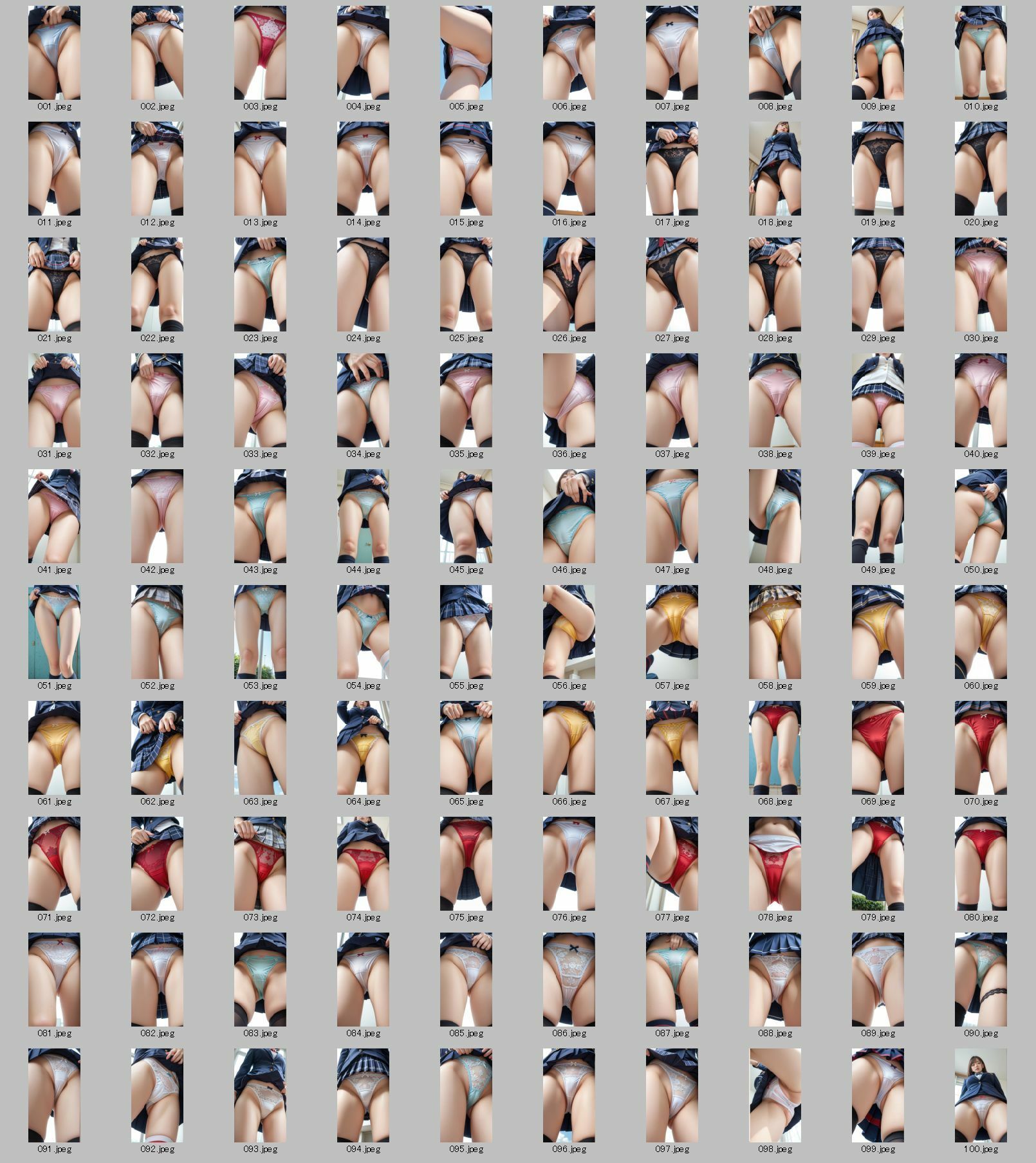 サンプル画像6:【アップスカート図鑑】清楚系美少女の秘密コレクション Vol.1(美伝プロジェクト) [d_564420]