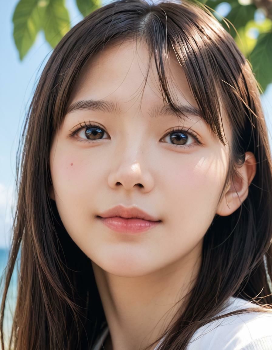 かわいい顔の接写【実写系AI超リアルCG集EX】（212枚）1