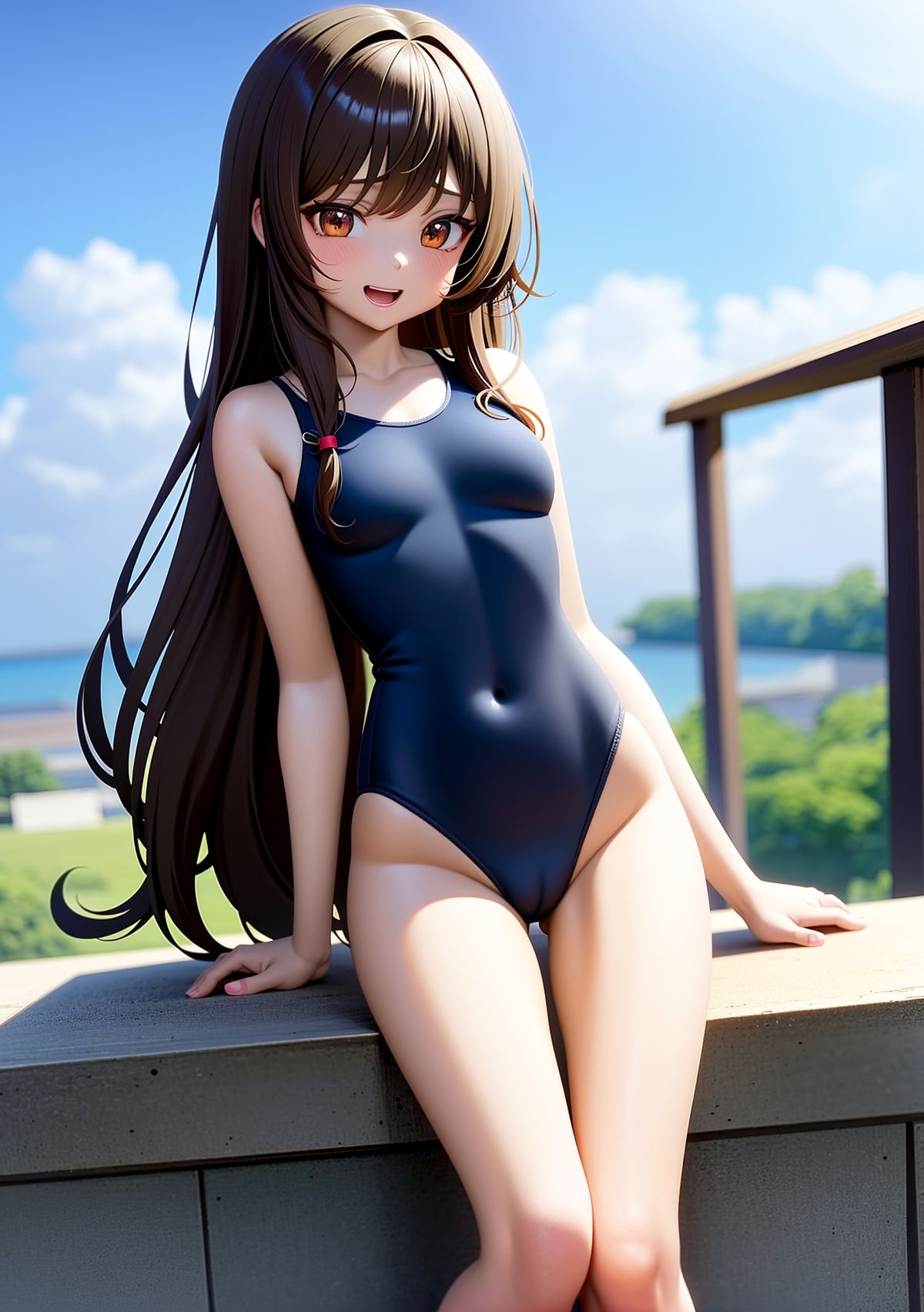 サンプル画像1:無垢な彼女たち  〜水着編〜(熊取屋) [d_564448]