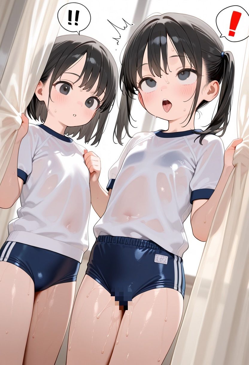 学園ロリハーレム集 体操服で中出しセックス! 画像2
