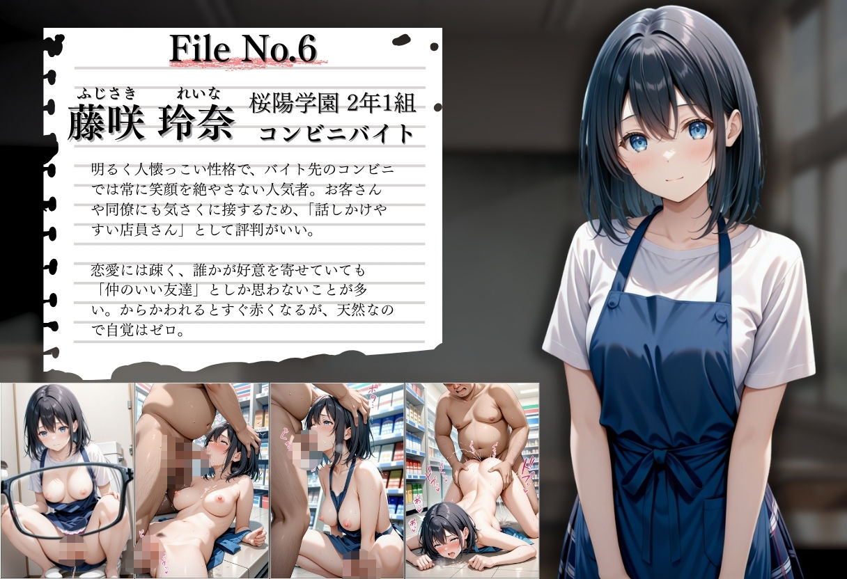 サンプル画像2:透視メガネ コンビニバイト(らりるれろ) [d_564453]