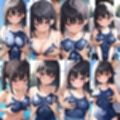 スク水女子とプールでエッチ【500枚】