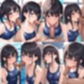 スク水女子とプールでエッチ【500枚】