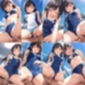 スク水女子とプールでエッチ【500枚】