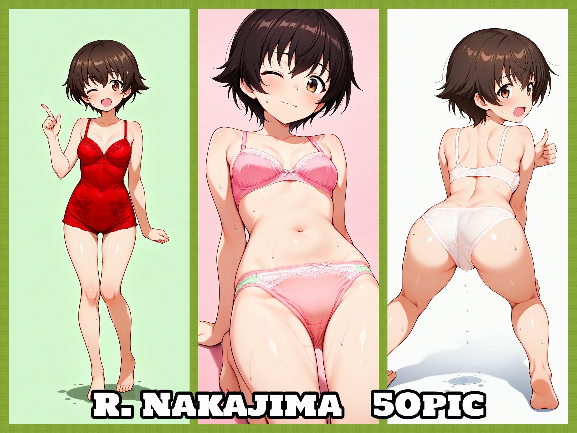 Girls underwear panties and bra レオポンさんチーム編 画像3