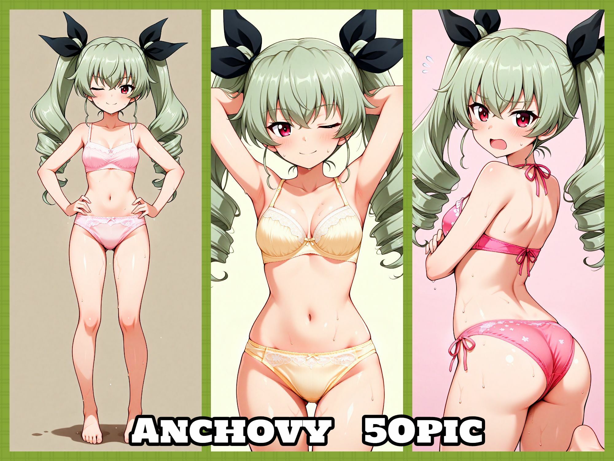 Girls underwear panties and bra アンツィオ編 画像3
