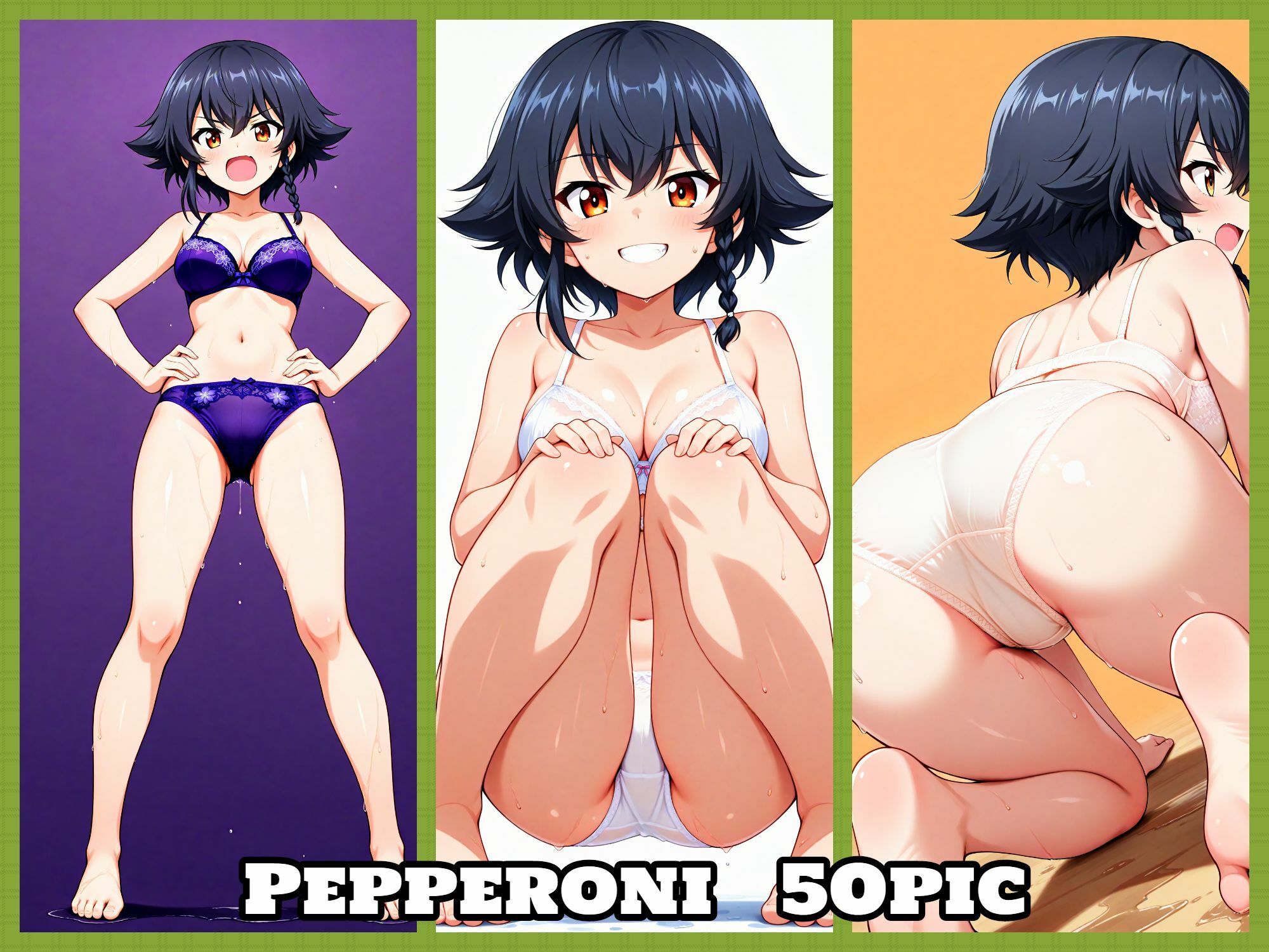 サンプル画像4:Girls underwear panties and bra アンツィオ編(令和の池田亀太郎) [d_564530]