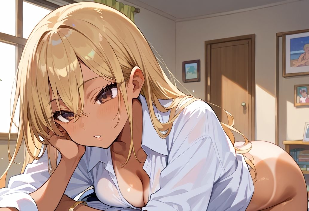 サンプル画像2:黒ギャルの義妹を孕ませたい(FMK) [d_564554]