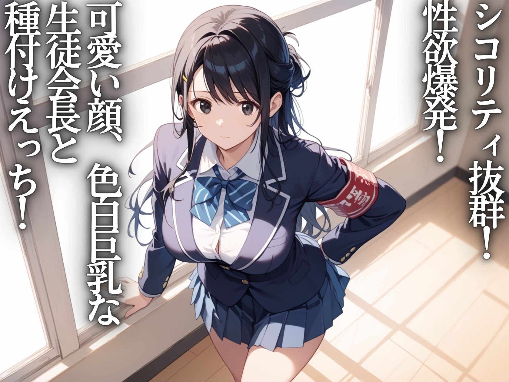 淫乱学園〜生徒会長は種付け専用オナホ1