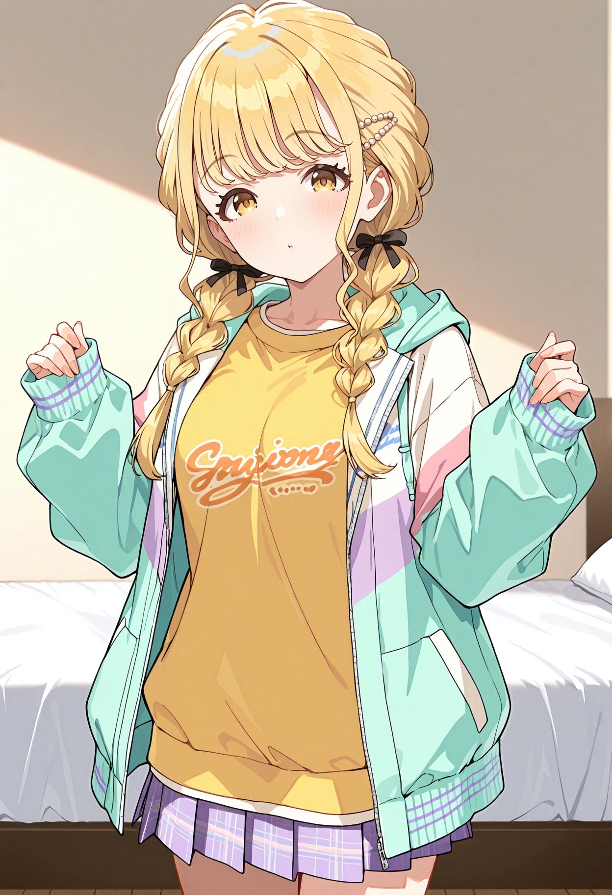 サンプル画像1:学◯ス 藤◯ことね エロCG集(aiどる) [d_564620]