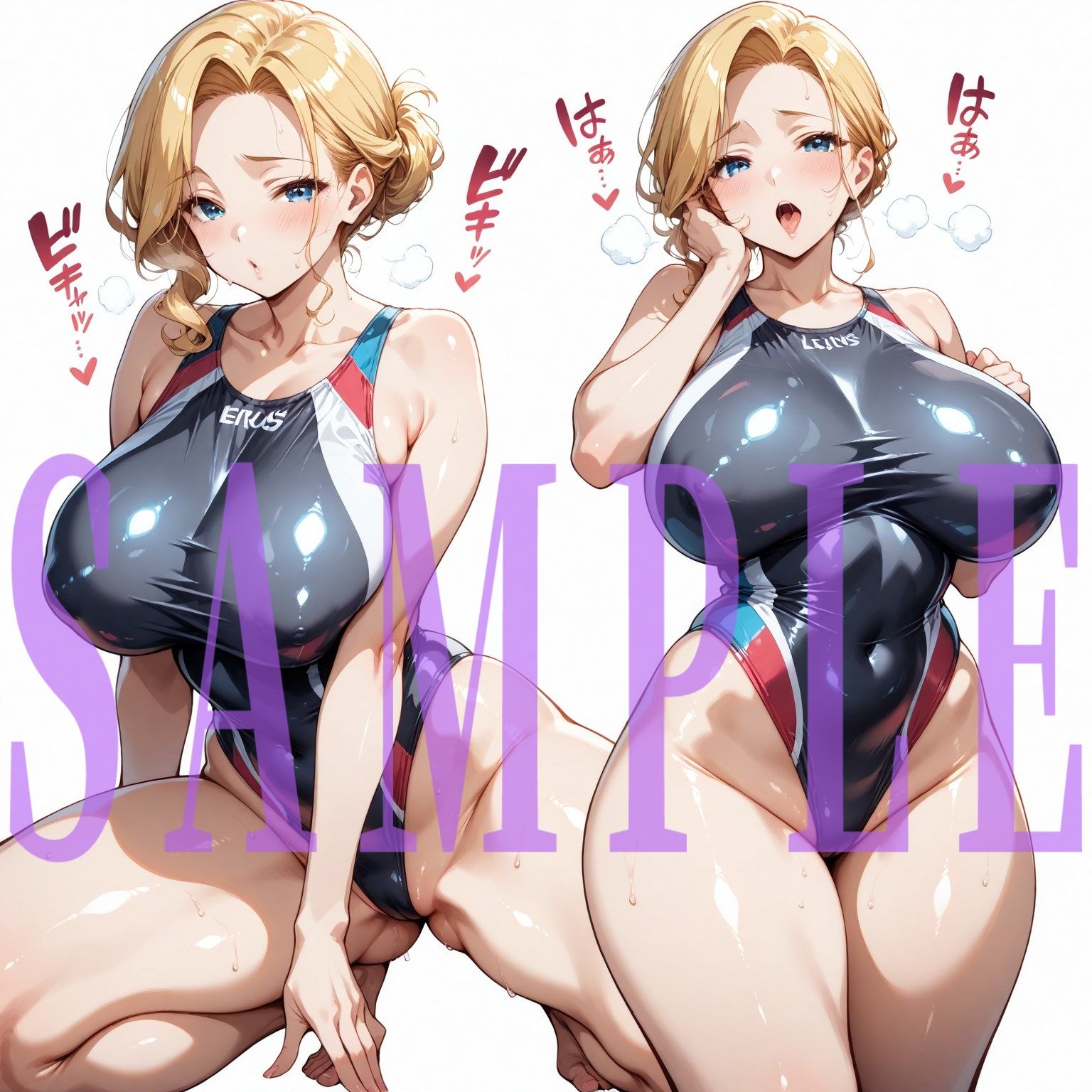 サンプル画像1:競泳水着キャラクターコレクション（Lサイズ）Vol.01(滝ノ川技術研究所) [d_564681]