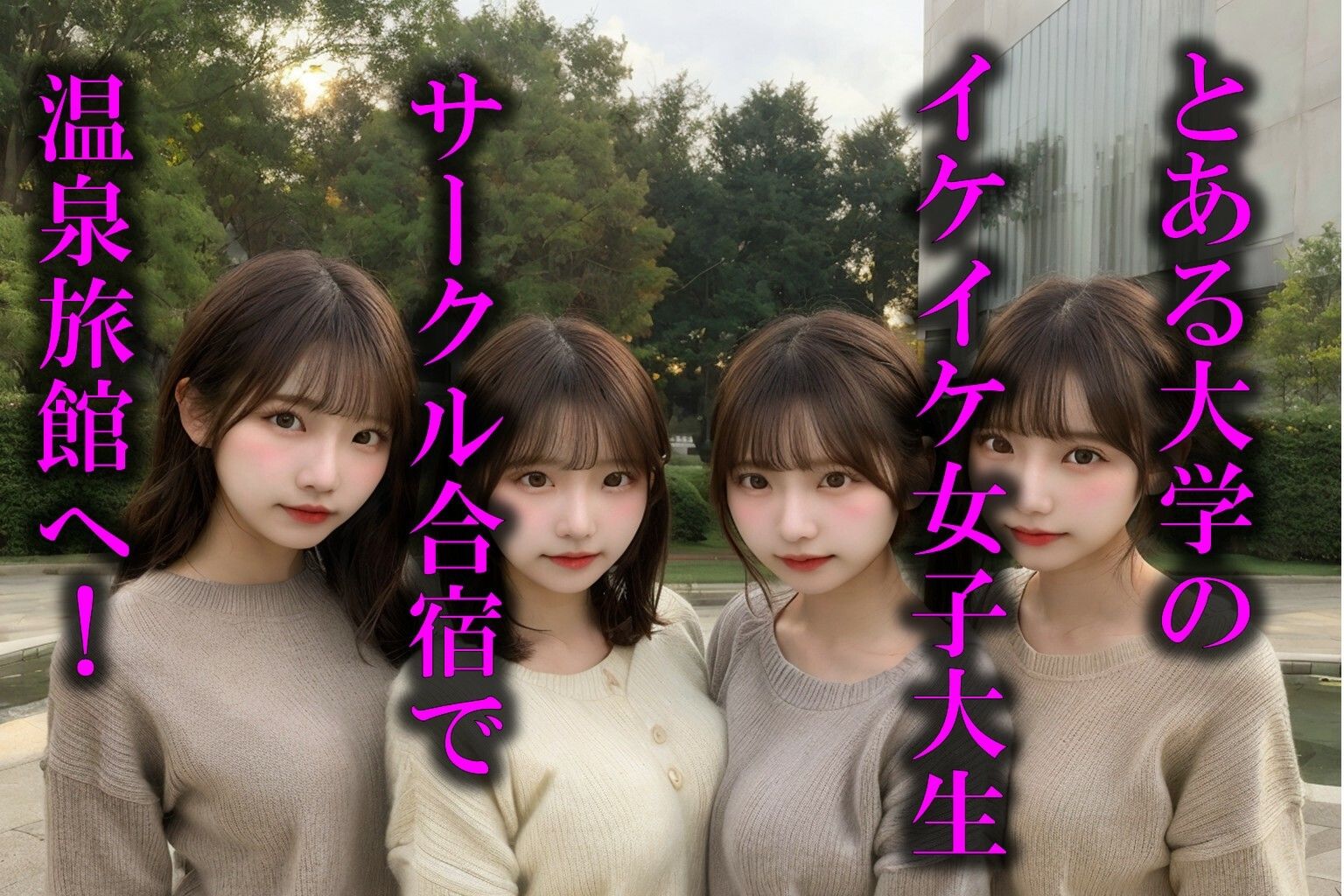 サンプル画像1:イケイケ女子大生  絶体絶命サークル合宿！？(女子大生つかまえた！) [d_564721]