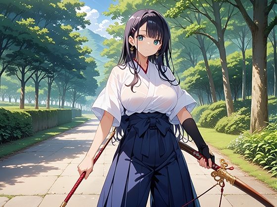 サンプル画像2:性実践学園 伝統の弓道部はエッチがお好き！(マジカルきなこ) [d_564726]