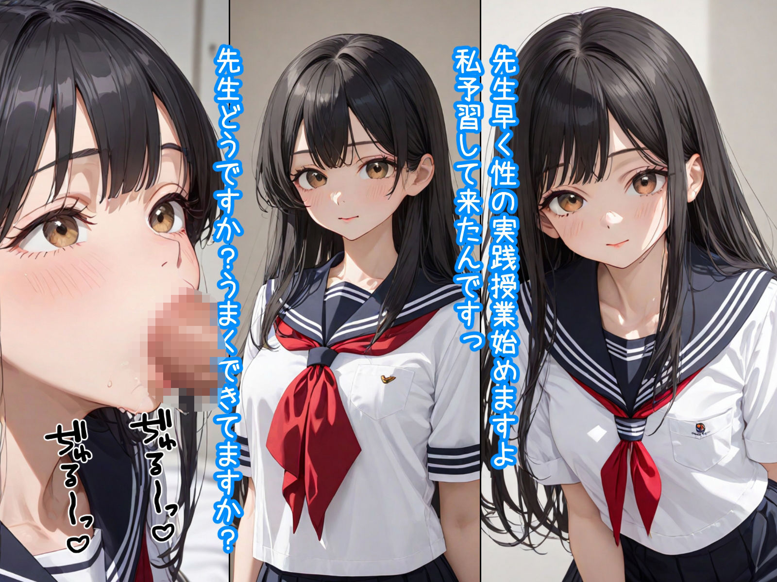 サンプル画像1:催●優等生性の実践授業(ちんあなご) [d_564785]