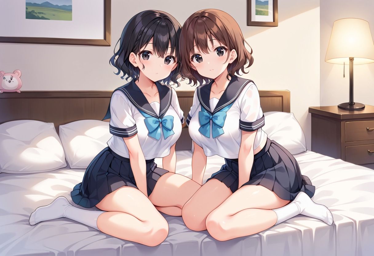 思春期の女子校生たちに変態おじさんによる性教育が行われた 画像4