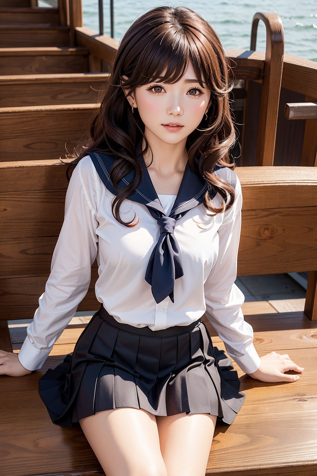脱衣の天使たち キュートなロングウェーブ2 画像2