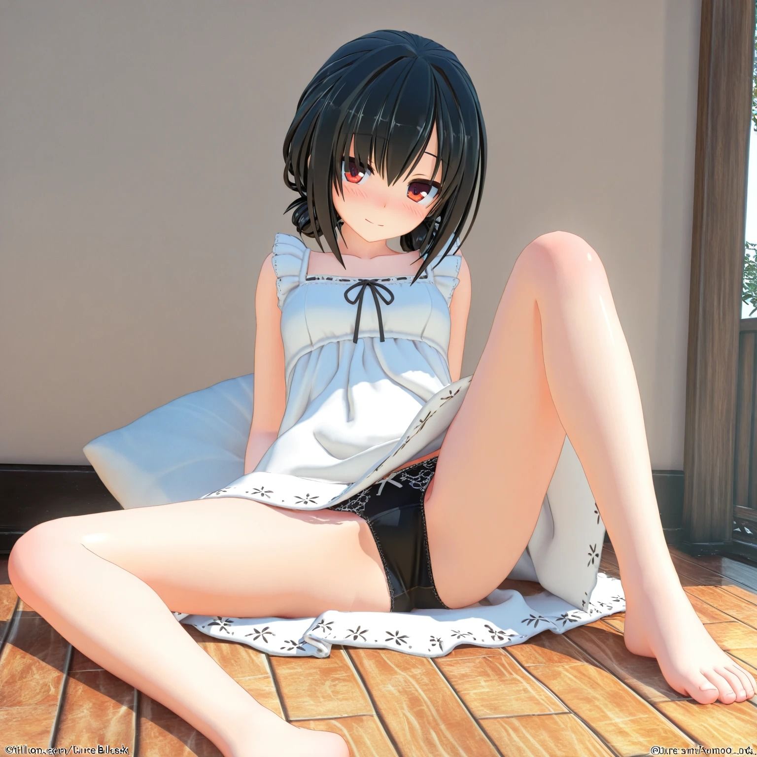 M字開脚のパンティー2
